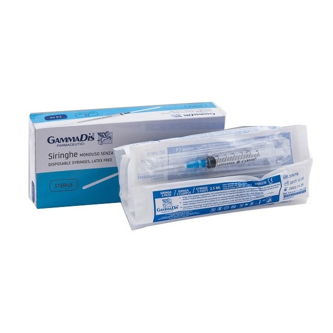 Siringa Soft Capacita' 2,5ml Ago Gauge 23 10 pezzi Siringa Soft Capacita' 2,5ml Ago Gauge 23 10 pezzi