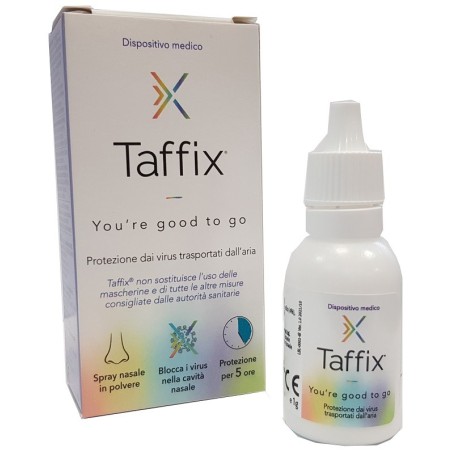 Taffix Spray Nasale In Polvere 1g barriera contro i virus Taffix Spray Nasale In Polvere 1g barriera contro i virus