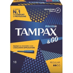 Fater Tampax &go Regular assorbenti 18 Pezzi