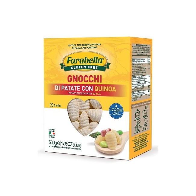 Bioalimenta Farabella Gnocchi Patate Quinoa 500 Grammi