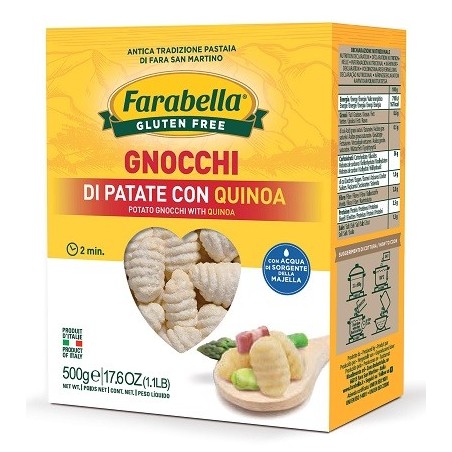 Bioalimenta Farabella Gnocchi Patate Quinoa 500 Grammi