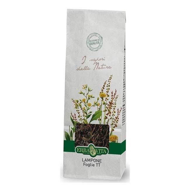 Erba Vita Italia Lampone Taglio Tisana Foglie 100 G Erba Vita Italia Lampone Taglio Tisana Foglie 100 G