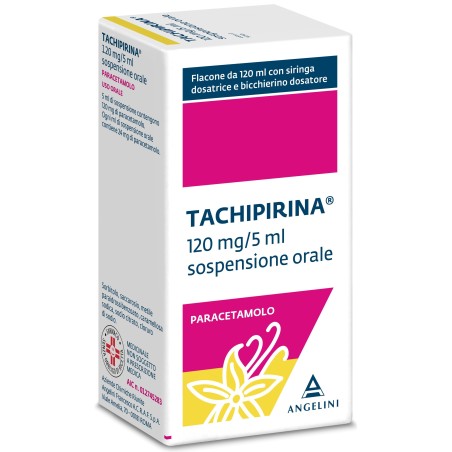 Angelini Tachipirina Sciroppo vaniglia caramello 120 Mg/5 Ml Angelini Tachipirina Sciroppo vaniglia caramello 120 Mg/5 Ml