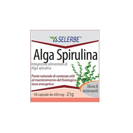 Biodue Spirulina Alga Estratto Secco Titolato 50 Capsule