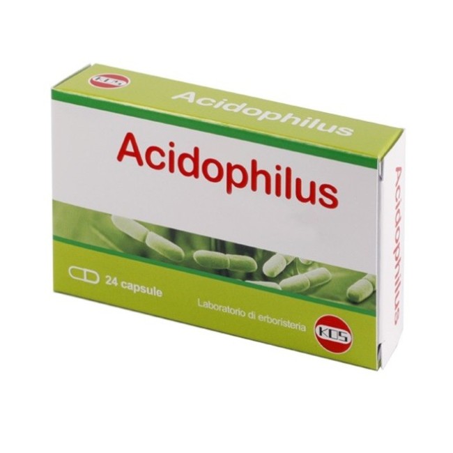 Kos Acidophilus 10 Miliardi 24 Capsule di fermenti lattici Kos Acidophilus 10 Miliardi 24 Capsule di fermenti lattici