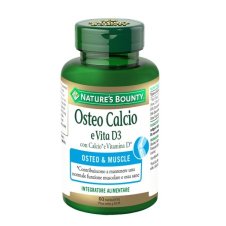 Nature's Bounty Osteo Calcio D3 60 Tavolette Nature's Bounty Osteo Calcio D3 60 Tavolette
