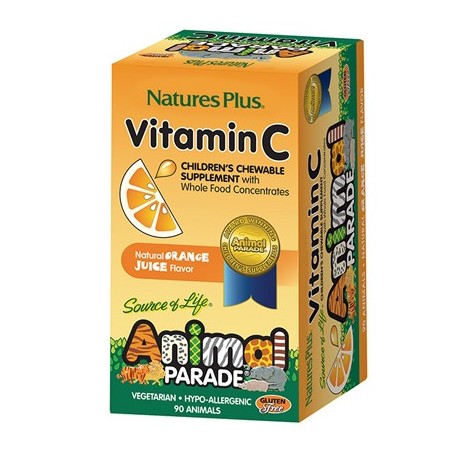 Natures plus Animal Parade Vitamina C 90 Compresse Masticabili