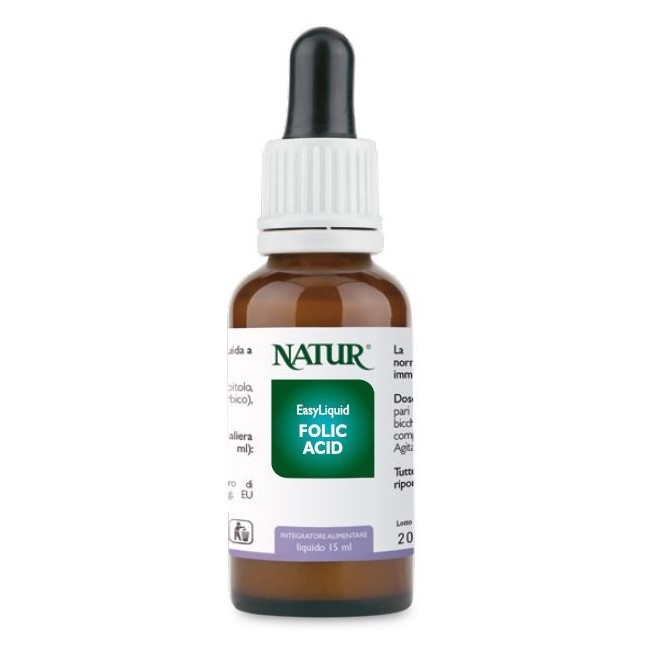 Natur Easy Liquid Folic Acid gocce 15 Ml