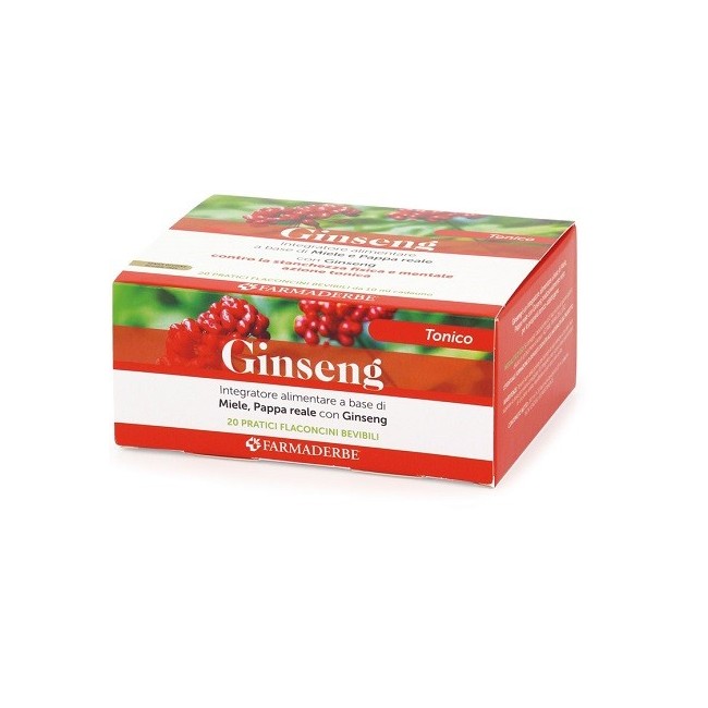 Farmaderbe Ginseng Maximum Plus 20 Flaconcini Da 10 Ml Farmaderbe Ginseng Maximum Plus 20 Flaconcini Da 10 Ml
