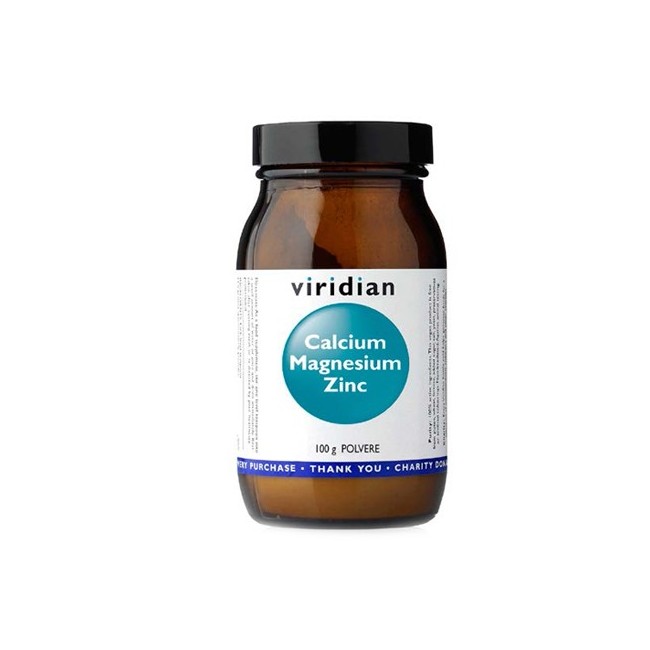 Natur Viridian Calcium Magnesium Zinc polvere 100g