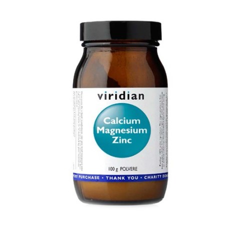 Natur Viridian Calcium Magnesium Zinc polvere 100g