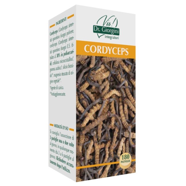 Dr. Giorgini Ser-vis Cordyceps integratore 180 Pastiglie Dr. Giorgini Ser-vis Cordyceps integratore 180 Pastiglie