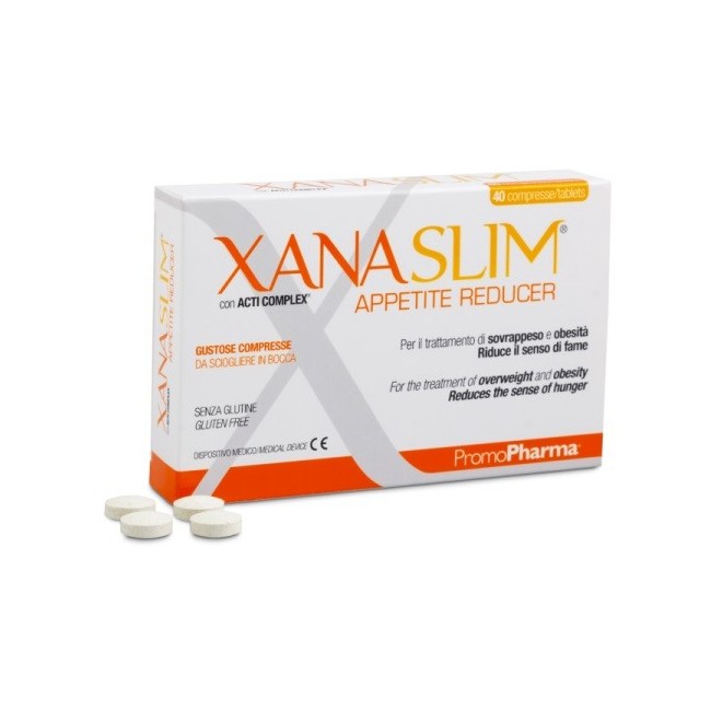 Promopharma Xanaslim Appetite Reducer 40 Compresse Masticabili Promopharma Xanaslim Appetite Reducer 40 Compresse Masticabili