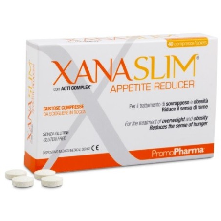 Promopharma Xanaslim Appetite Reducer 40 Compresse Masticabili Promopharma Xanaslim Appetite Reducer 40 Compresse Masticabili