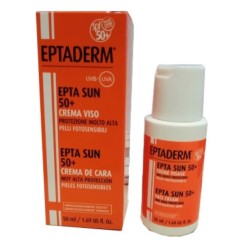 Epta Sun 50+ Fluido Invisibile 40ml Trattamento Viso