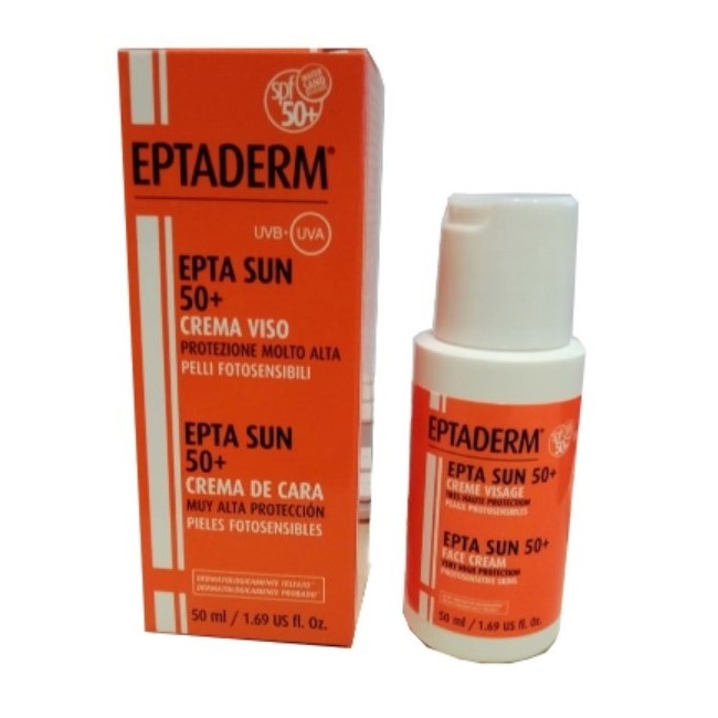 Epta Sun 50+ Fluido Invisibile 40ml Trattamento Viso