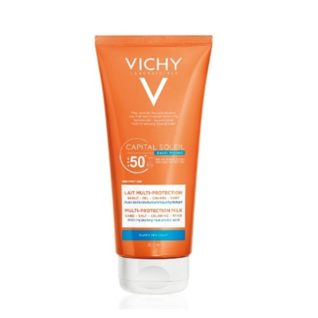Vichy capital soleil beach protect protezione spf50+ latte 200 ml Vichy capital soleil beach protect protezione spf50+ latte 200 ml