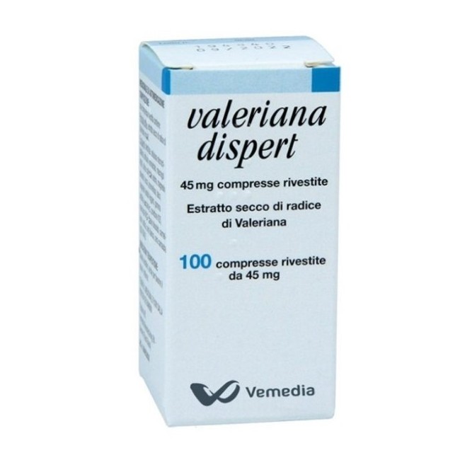 Vemedia Pharma Valeriana Dispert 45 Mg Compresse Rivestite Vemedia Pharma Valeriana Dispert 45 Mg Compresse Rivestite