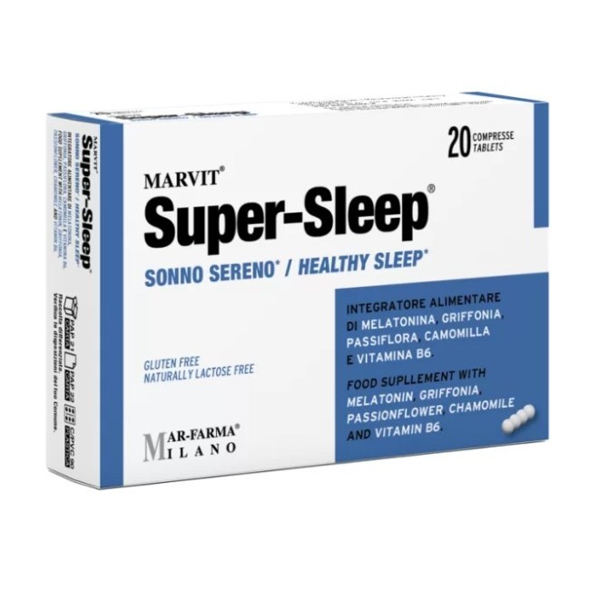 Mar-farma Super Sleep Sonno Sereno 20 Compresse Mar-farma Super Sleep Sonno Sereno 20 Compresse