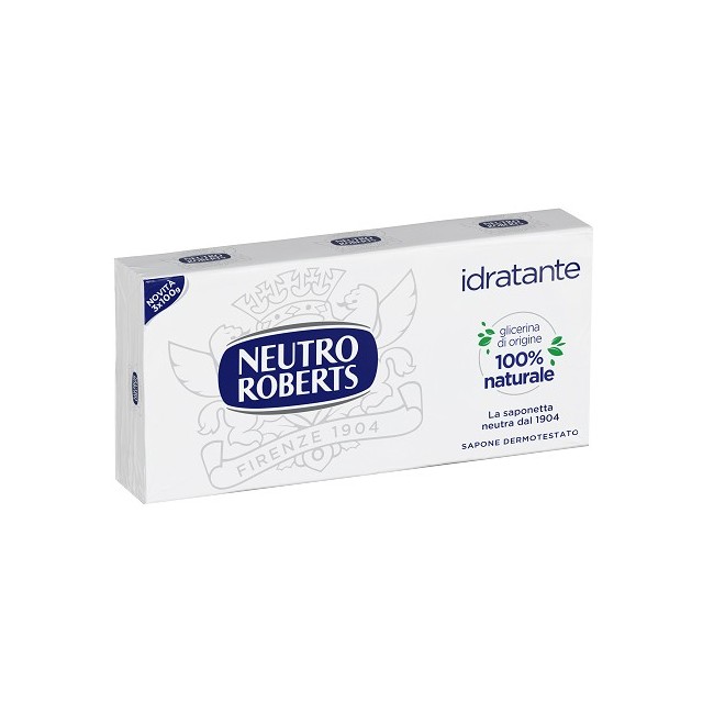 Neutro Roberts Sapone solido confezione tris con 3 saponette Neutro Roberts Sapone solido confezione tris con 3 saponette