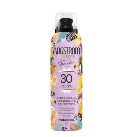 Angstrom Protect SPF30 Spray Solare Corpo Trasparente 200ml Angstrom Protect SPF30 Spray Solare Corpo Trasparente 200ml