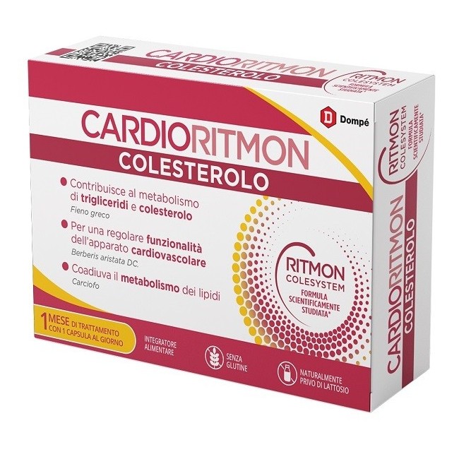 Dompe' Farmaceutici Cardioritmon Colesterolo 30 Capsule Dompe' Farmaceutici Cardioritmon Colesterolo 30 Capsule