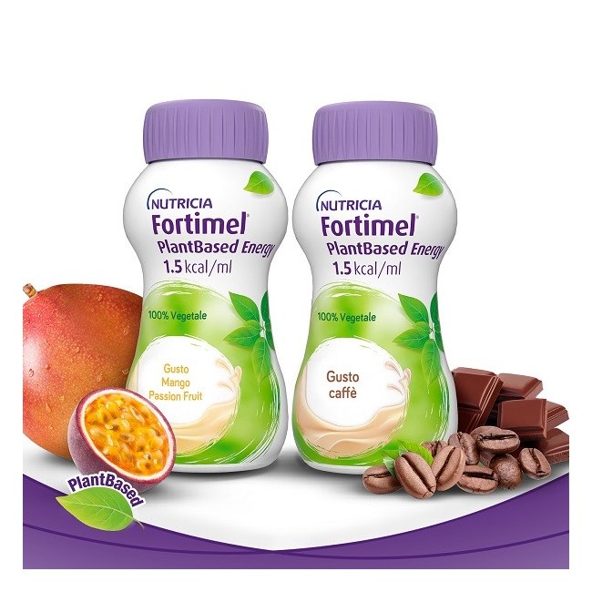 Fortimel Plant Based Mango Passion Fruit 4 Bottiglie 200 Ml Fortimel Plant Based Mango Passion Fruit 4 Bottiglie 200 Ml