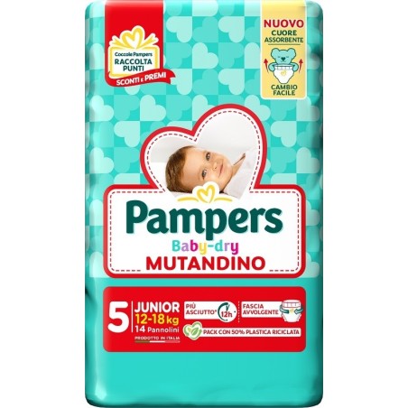 Pampers Baby Dry Pannolino Mutandina Junior Pampers Baby Dry Pannolino Mutandina Junior