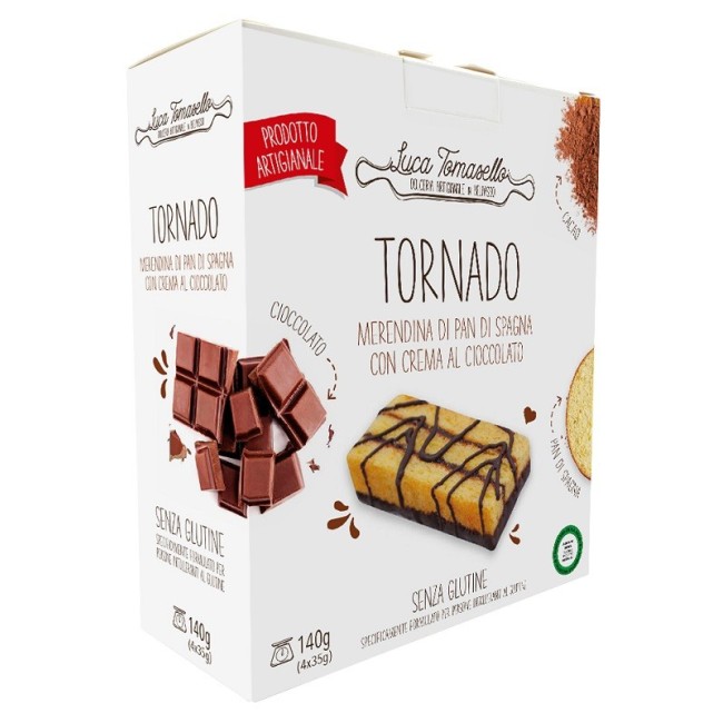 Tomasello Luca Tornado Merendina Al Cioccolato 140 G Tomasello Luca Tornado Merendina Al Cioccolato 140 G