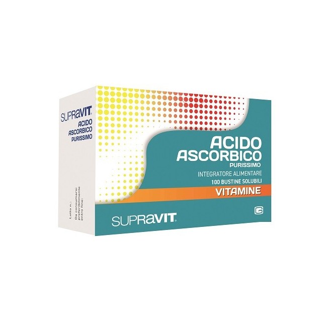 Giuriati Group Supravit Acido Ascorbico Purissimo 100 Bustine Giuriati Group Supravit Acido Ascorbico Purissimo 100 Bustine