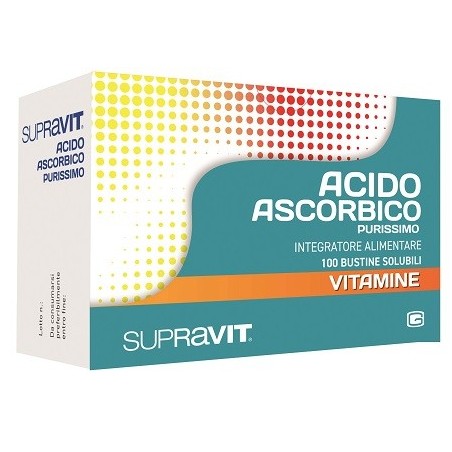 Giuriati Group Supravit Acido Ascorbico Purissimo 100 Bustine Giuriati Group Supravit Acido Ascorbico Purissimo 100 Bustine