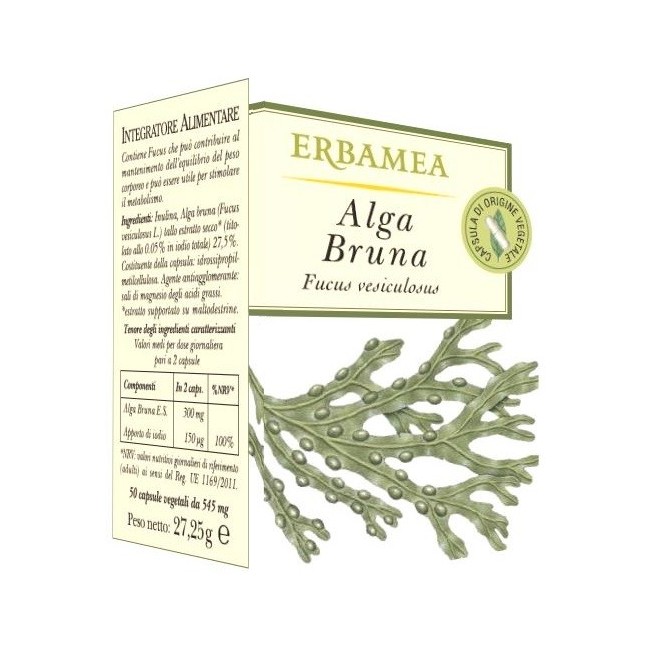 Erbamea Alga Bruna integratore 50 Opercoli Erbamea Alga Bruna integratore 50 Opercoli