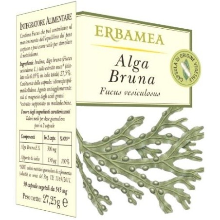 Erbamea Alga Bruna integratore 50 Opercoli Erbamea Alga Bruna integratore 50 Opercoli