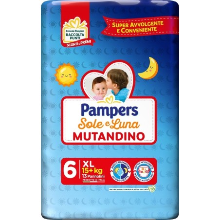 Fater Pampers Sole Luna Mutandina Xl 13 Pezzi