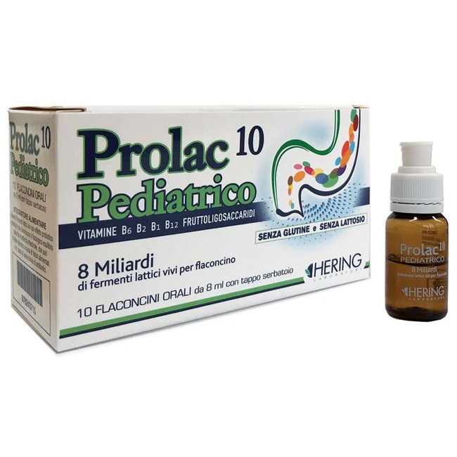 Hering Prolac10 Pediatrico Fermenti Lattici 10 Flaconcini 8 Ml Hering Prolac10 Pediatrico Fermenti Lattici 10 Flaconcini 8 Ml