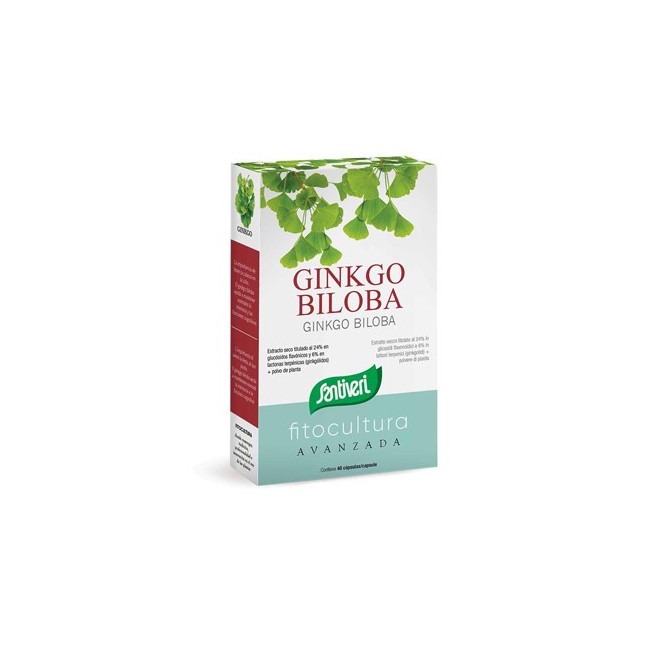 Santiveri Sa Ginkgo Biloba integratore 40 Capsule Santiveri Sa Ginkgo Biloba integratore 40 Capsule