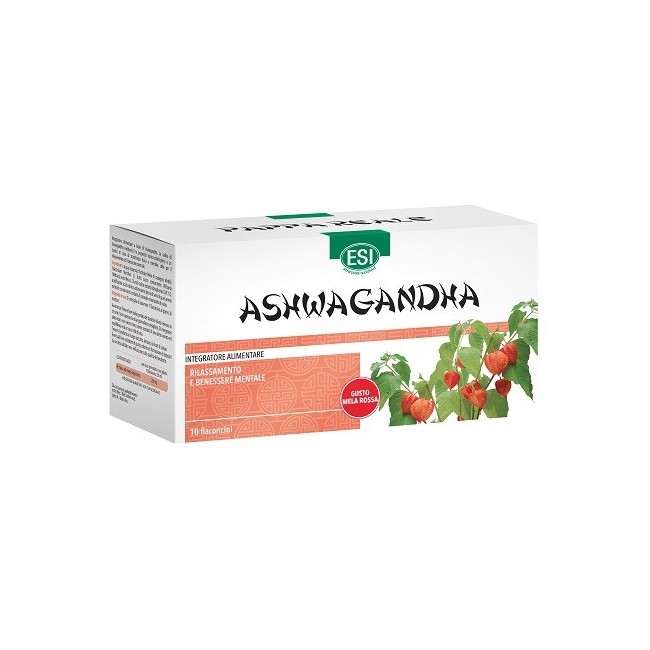 Esi Ashwagandha integratore 10 Flaconcini X 30 Ml Esi Ashwagandha integratore 10 Flaconcini X 30 Ml