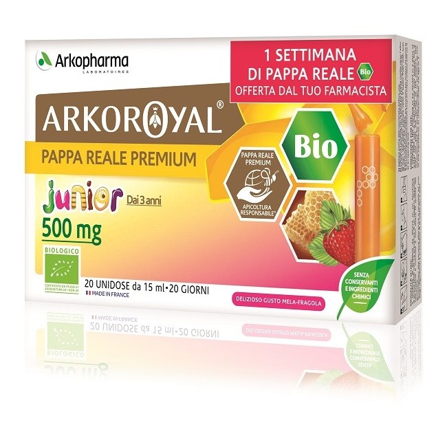 Arkofarm Arkoroyal Junior Pappa Reale 500mg Bio 20 Fialoidi Promo Arkofarm Arkoroyal Junior Pappa Reale 500mg Bio 20 Fialoidi Promo