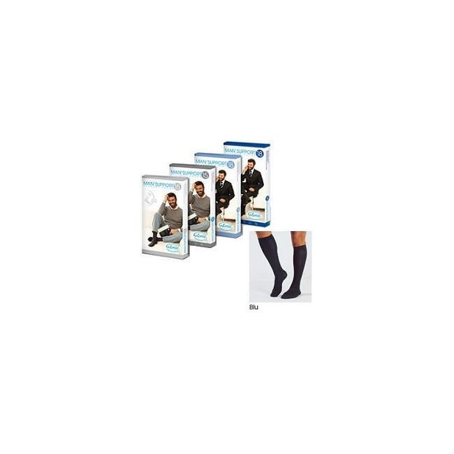 Gloria Med Man Support 15 Gambaletto 15 Blu taglia 4 Gloria Med Man Support 15 Gambaletto 15 Blu taglia 4
