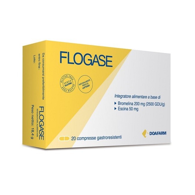 Doafarm Group Flogase integratore 20 Compresse