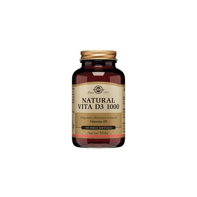 Solgar It. Multinutrient Natural Vita D3 1000 100 Perle Softgel