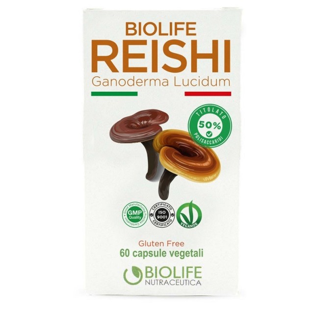 Nutraceutica Biolife Reishi integratore 60 Capsule Nutraceutica Biolife Reishi integratore 60 Capsule