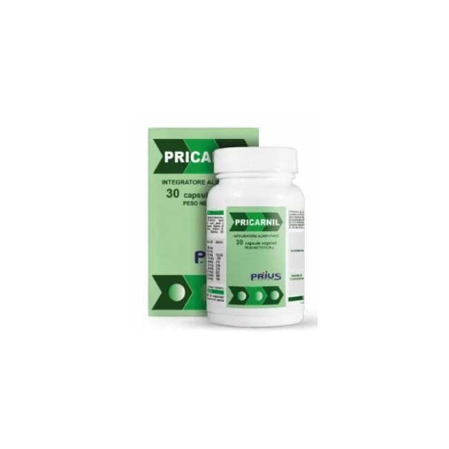 Prius pharma Pricarnil integratore 30 capsule Prius pharma Pricarnil integratore 30 capsule