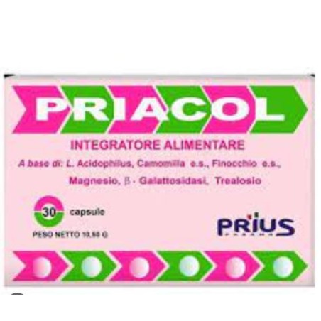 Prius pharma Priacol integratore 30 capsule