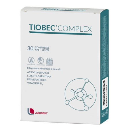 4 pezzi  Tiobec Complex integratore 30 Compresse Fast Slow