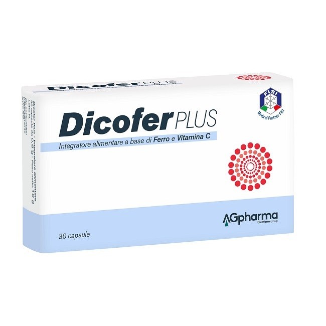 Ag Pharma Dicofer Plus integratore 30 Capsule Ag Pharma Dicofer Plus integratore 30 Capsule