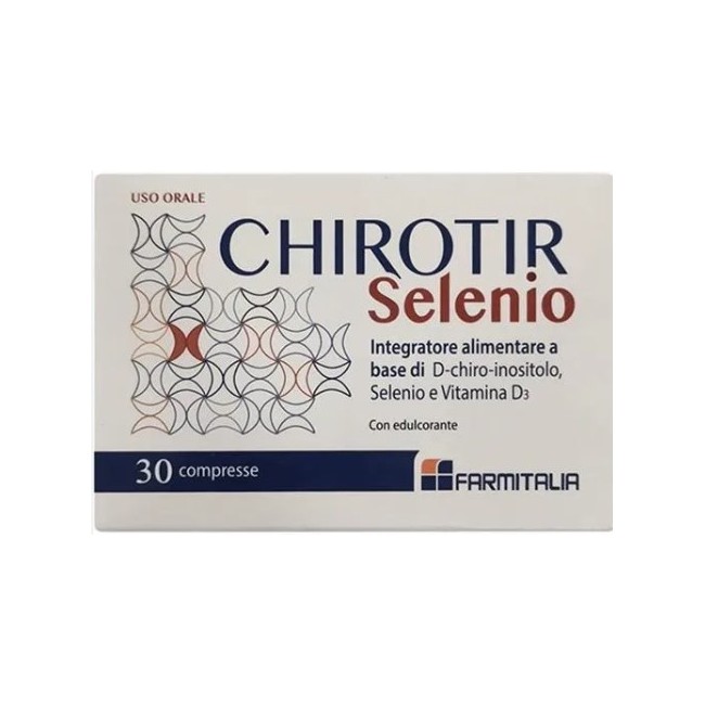 Farmitalia Chirotir selenio 30 compresse Farmitalia Chirotir selenio 30 compresse