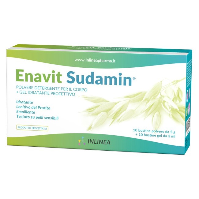 Enavit sudamin 10 bustine polvere da 5 g + 10 bustine gel da 3 ml Enavit sudamin 10 bustine polvere da 5 g + 10 bustine gel da 3 ml