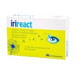 Montefarmaco Irireact collirio 10 flaconcini 0,5 ml