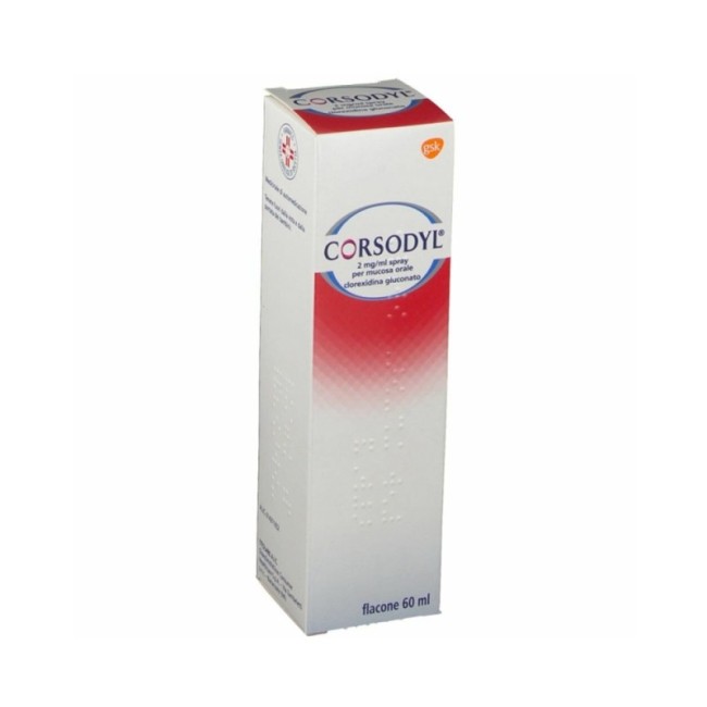 Corsodyl spray 60ml 200mg/100ml Corsodyl spray 60ml 200mg/100ml